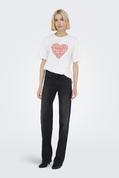 Jacqueline de Yong jdyanemone s/s print top jrs